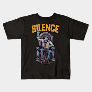 zombie silence (king baldwin) Kids T-Shirt